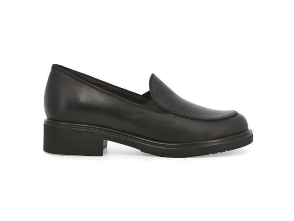 Melluso Mocassino Donna Nero in Pelle con Suola Carrarmato R35511Z-252395